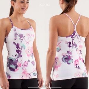 Lululemon Floral Racerback Tank - Size 6